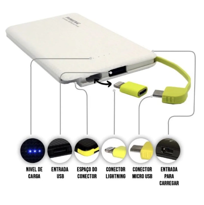 Carregador Portátil - Power Bank UltraCharge 10.000mAh