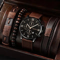 Kit Geneva Luxo: Relógio + 3 Pulseiras Exclusivas